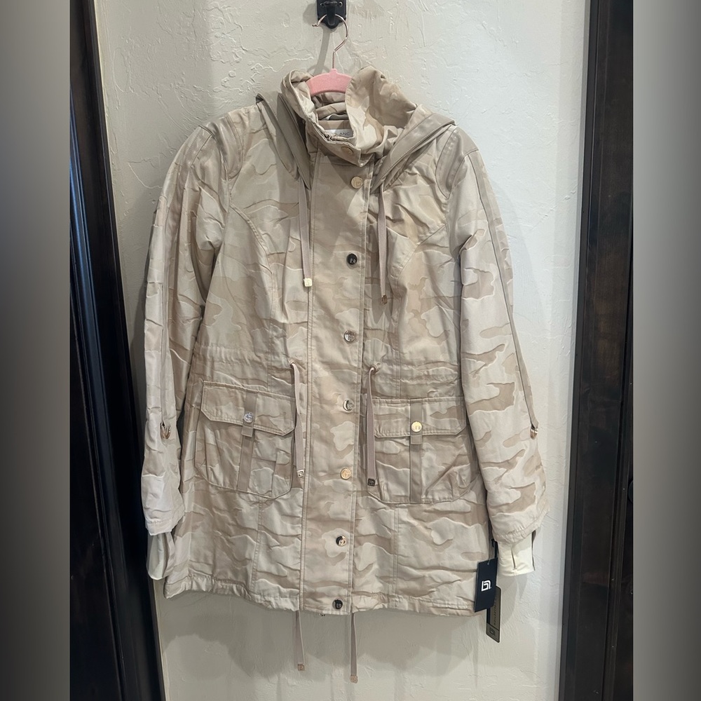 Camo Anorak Gold - Irish Cream Coat